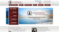 Desktop Screenshot of morrinsurance.com